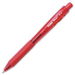 STYLO BILLE RETRACTABLE WOW 1MM ROUGE