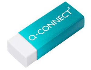 GOMME BLANCHE Q-CONNECT PLASTIQUE